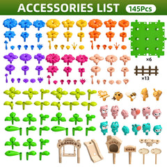 Garbo Star 145 Pcs Toddler Gardening Set imaginative play scenarios for gardening