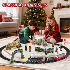 Garbo Star Christmas Train curved track set invites varied layouts and smooth curves