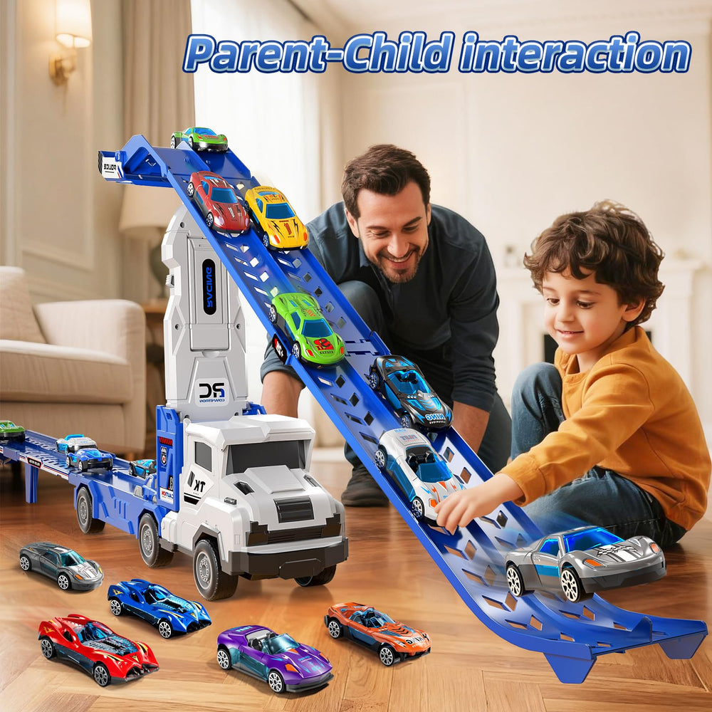 Garbo Star race catapults with easy-release levers for quick launches