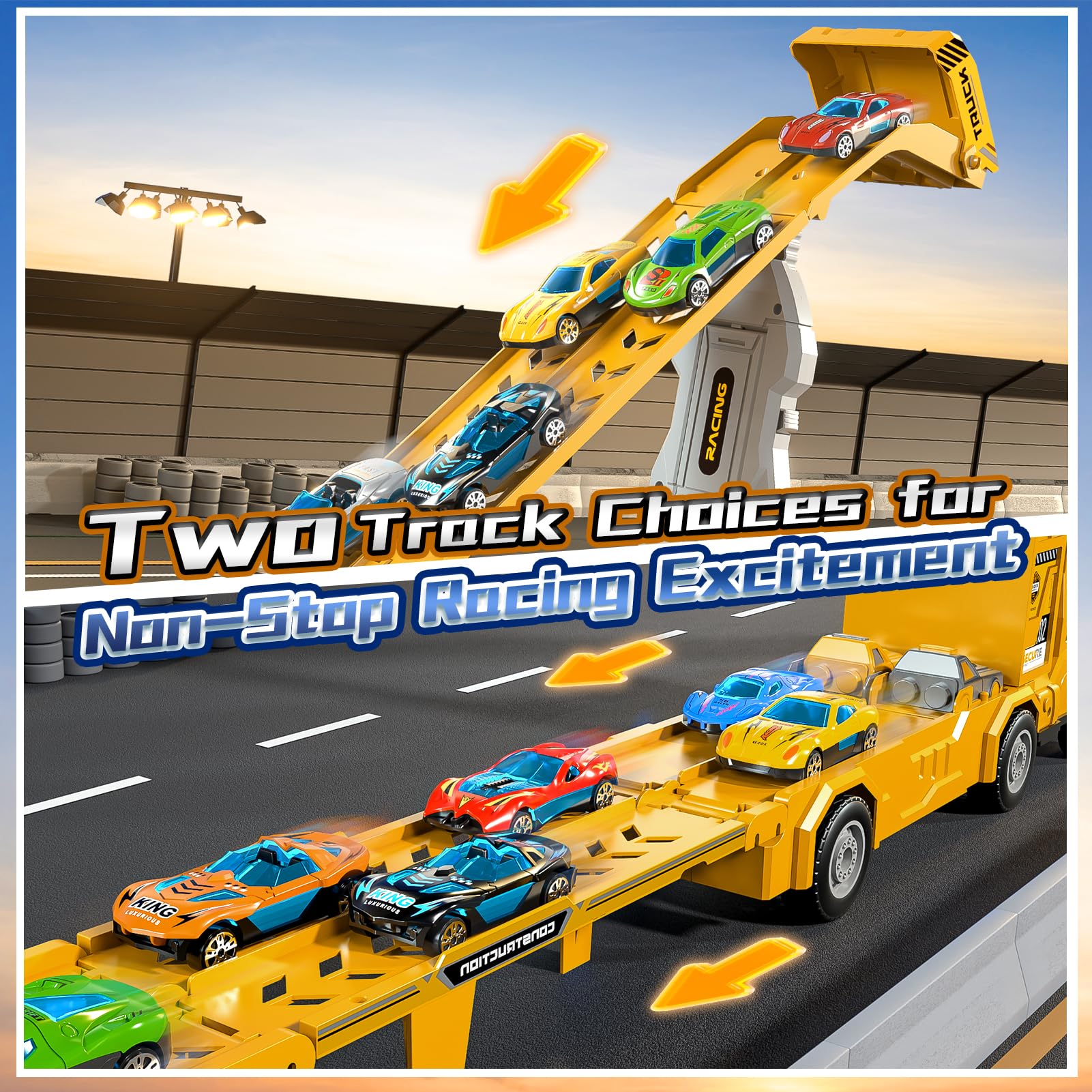 Garbo Star race catapults add exciting launch action to races.