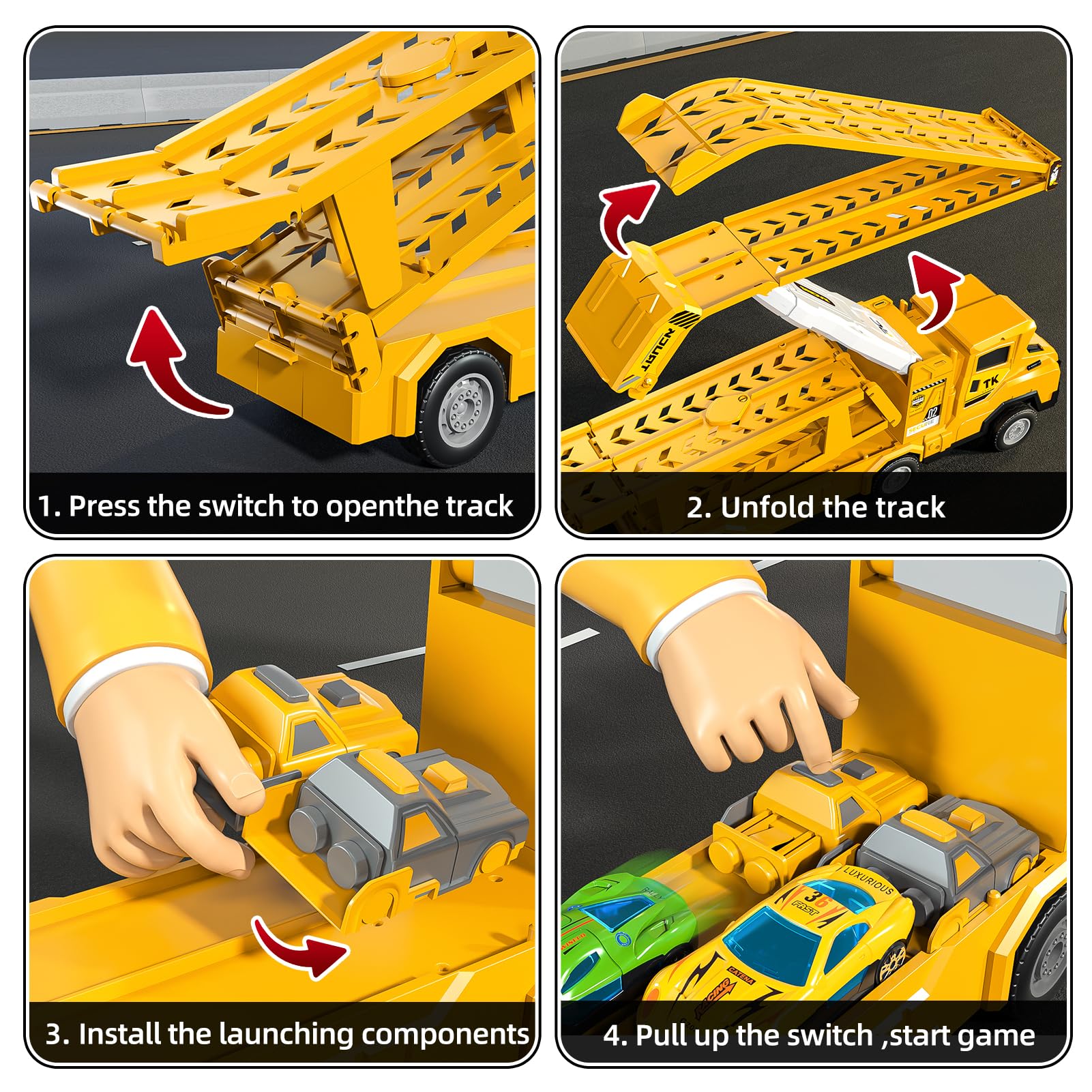 Garbo Star smooth edges ensure safe handling during pretend play.