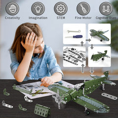 Includes tools and scale plate for precision during assembly.