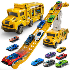 Garbo Star transport truck with dual-track design for thrilling racetrack play.