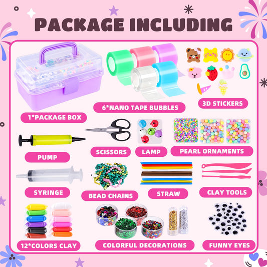 Garma Nano Tape Bubble Kit storage box keeps accessories neatly organized.