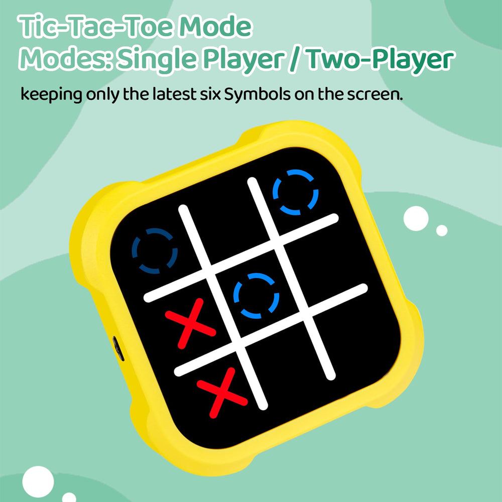 GARMEE Electronic Tic Tac Toe infinite game board features endless tic tac toe play
