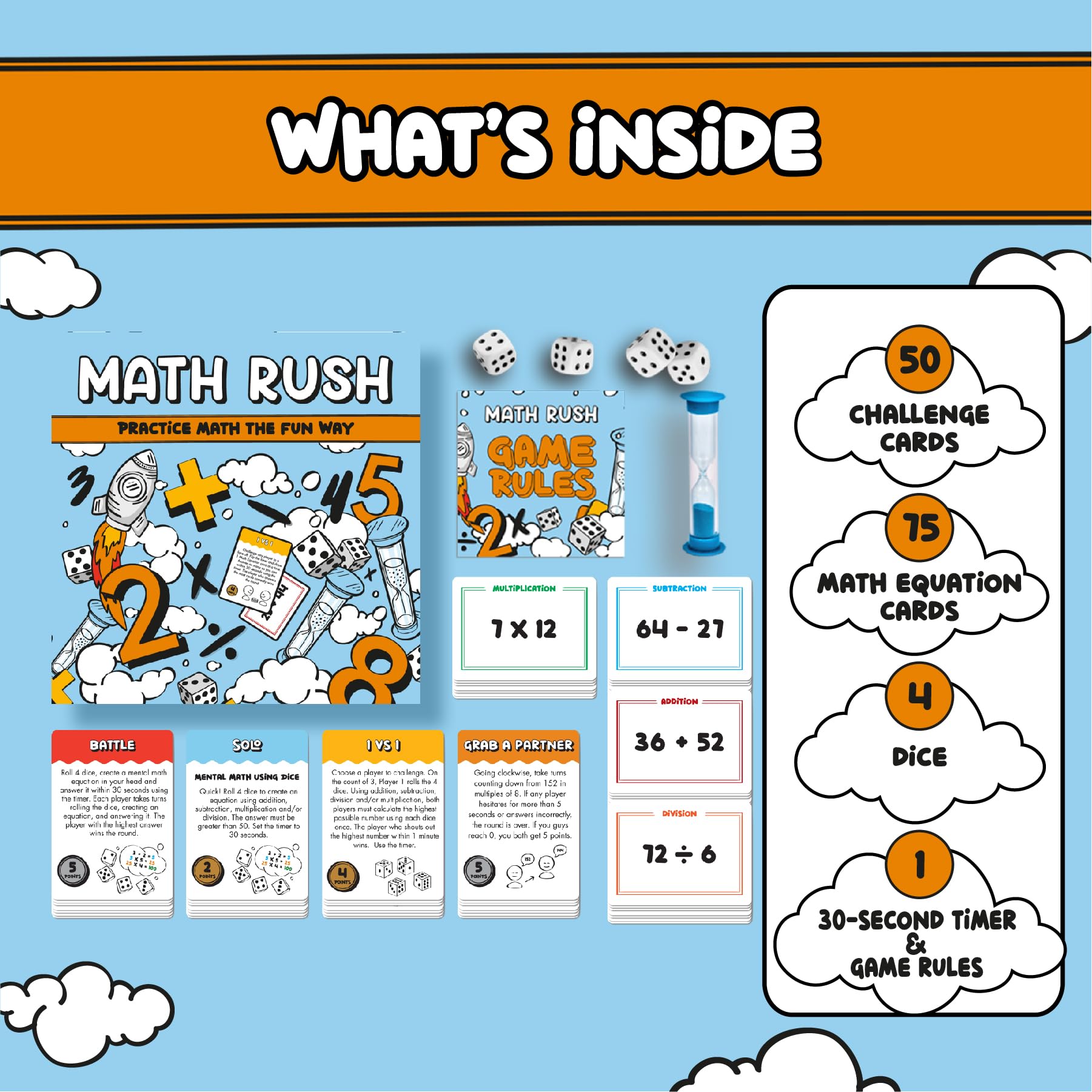Gartana Math Blast game rules guide smooth turns and fair play.
