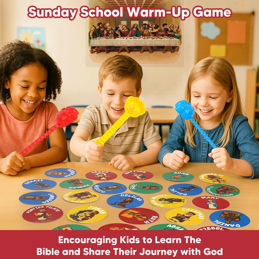 Garybank Bible Swat Game interactive play supports classroom activities and group participation.