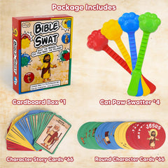 Garybank Bible Swat Game packaging ready for gift-giving and easy storage.