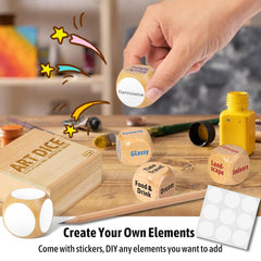 Garybank Collaborative Creation gameplay on Art Dice encourages group creativity.