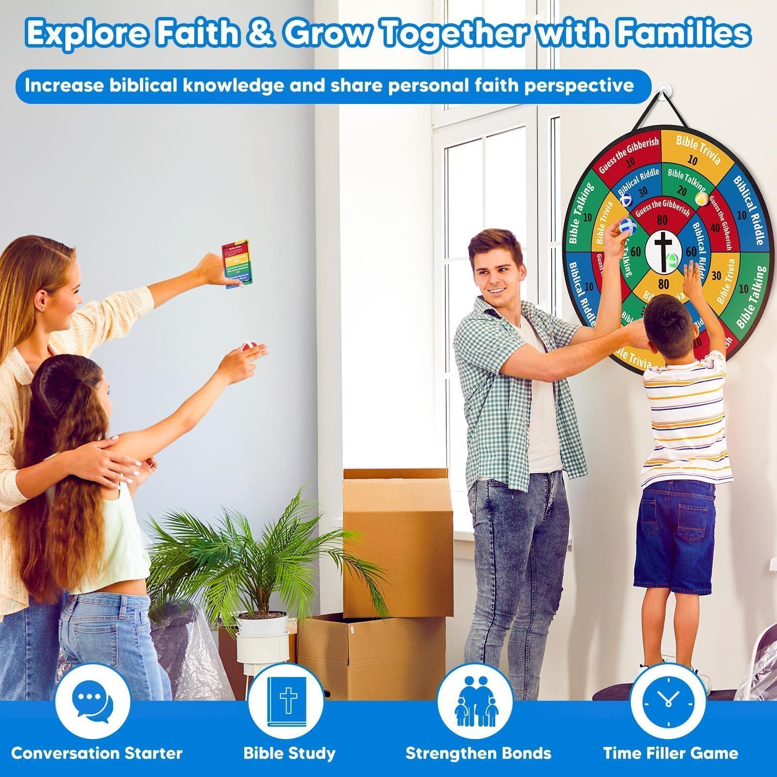 Garybank Faith Darts Bible trivia cards fuel meaningful church groups