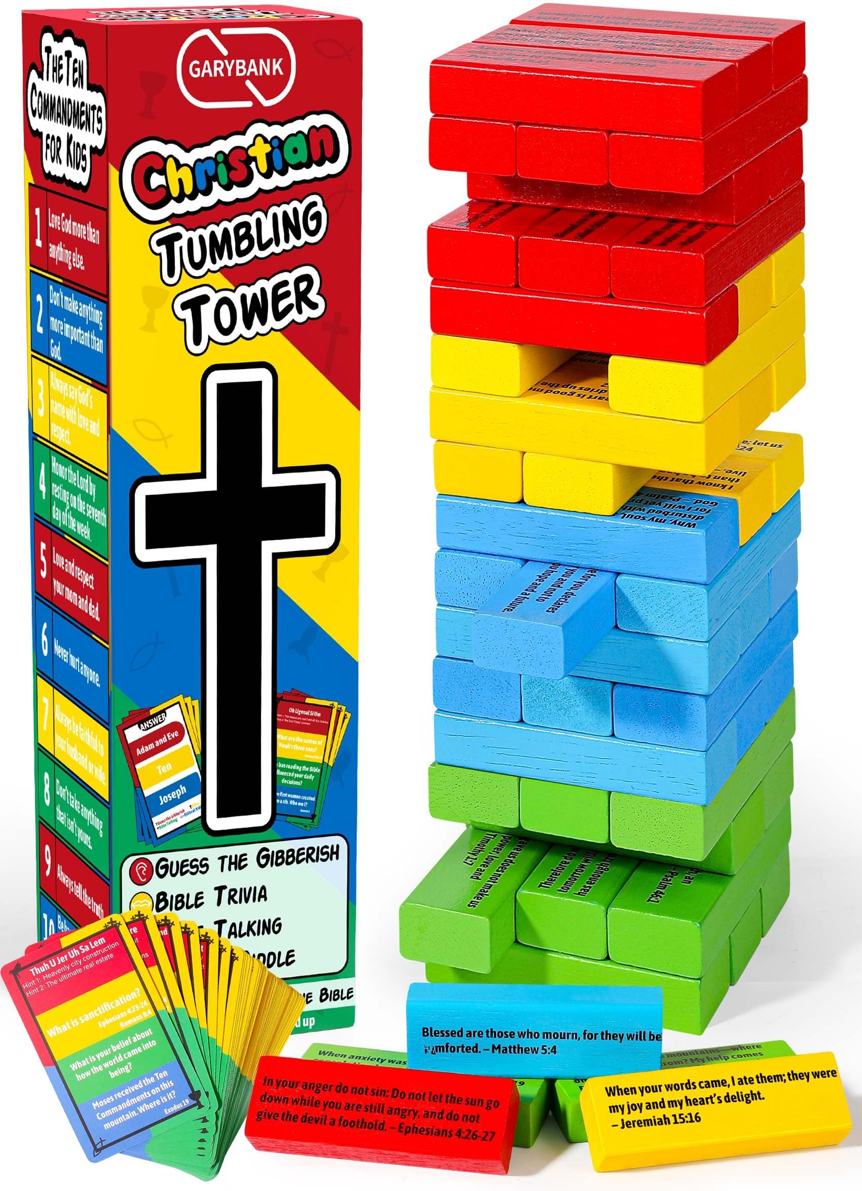 Garybank Faith Tower blocks setup promotes group discussion and faith-based play