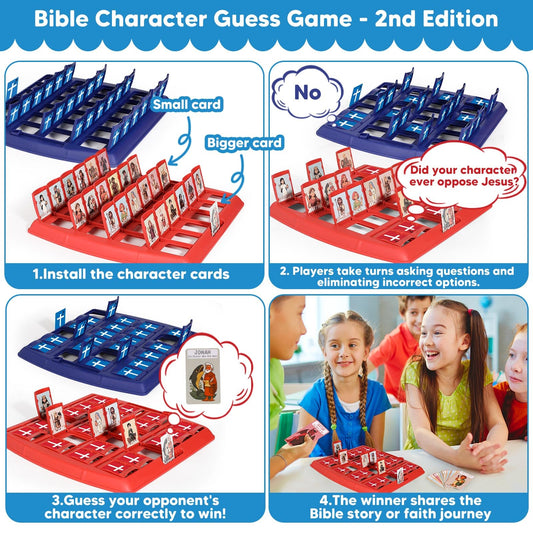 Garybank Guess Bible Who Am I Game 2nd Edition card deck with 96 cards