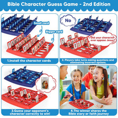 Garybank Guess Bible Who Am I Game 2nd Edition card deck with 96 cards