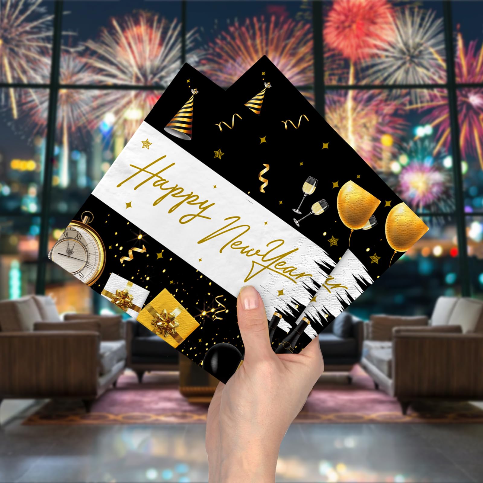 Packaging and display of Gatherfun Happy New Year Kit for easy shopping.
