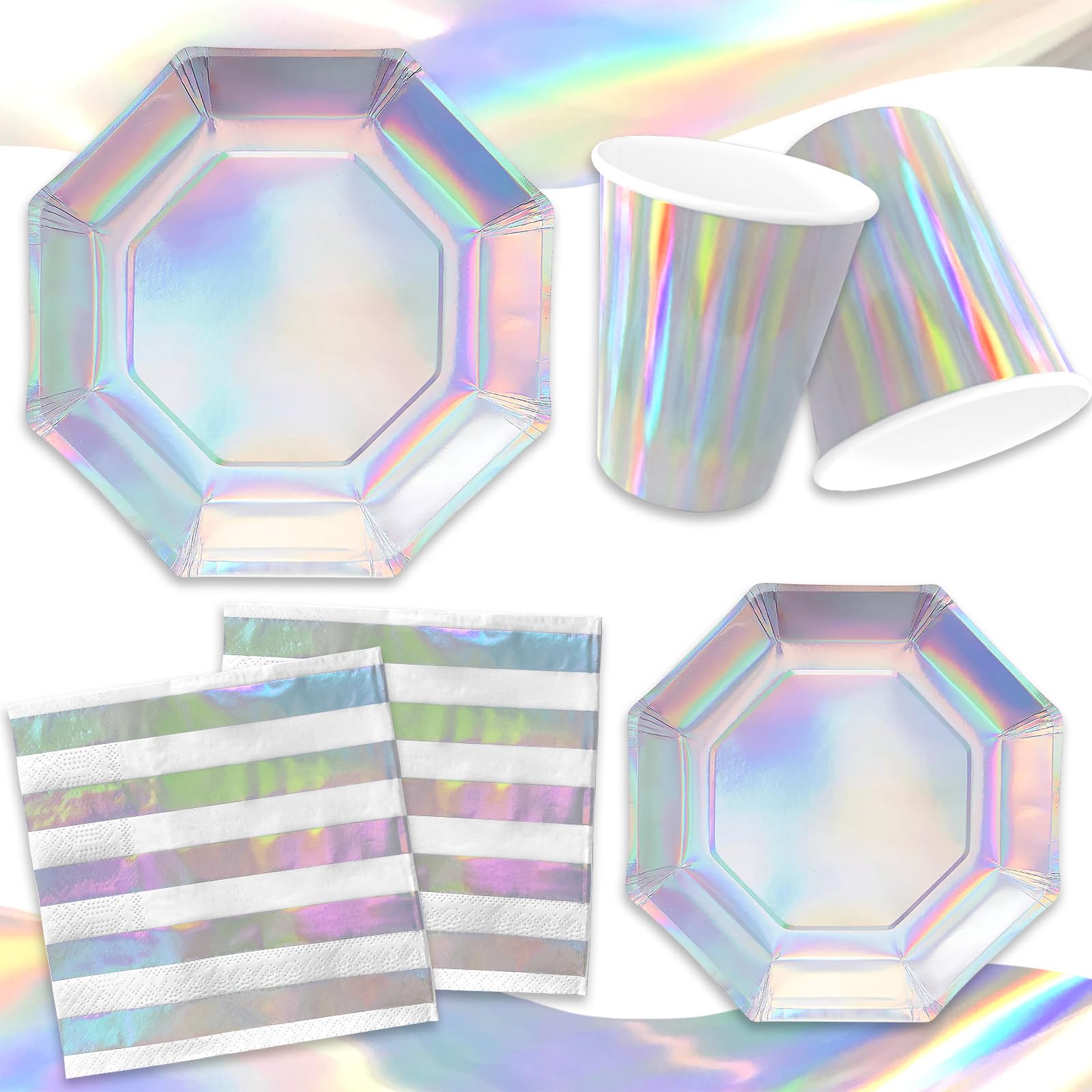Gatherfun iridescent napkins elevate table styling with whimsy