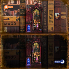 GATTLELIC castle interior details enrich immersive decor on shelves.