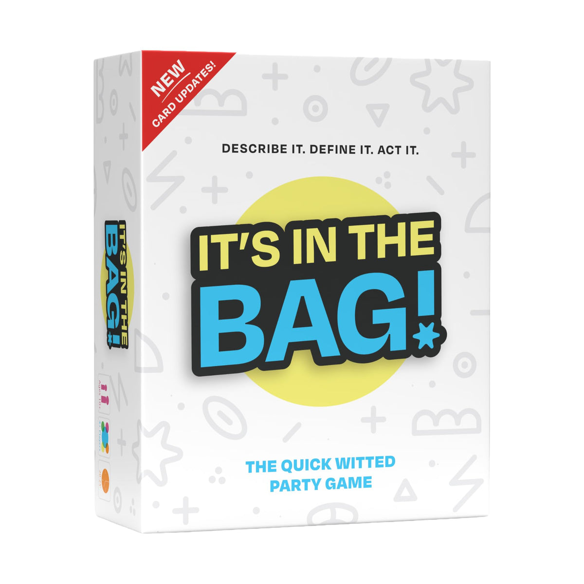 Gatwick Games It's in The Bag card deck spread for fast family fun.