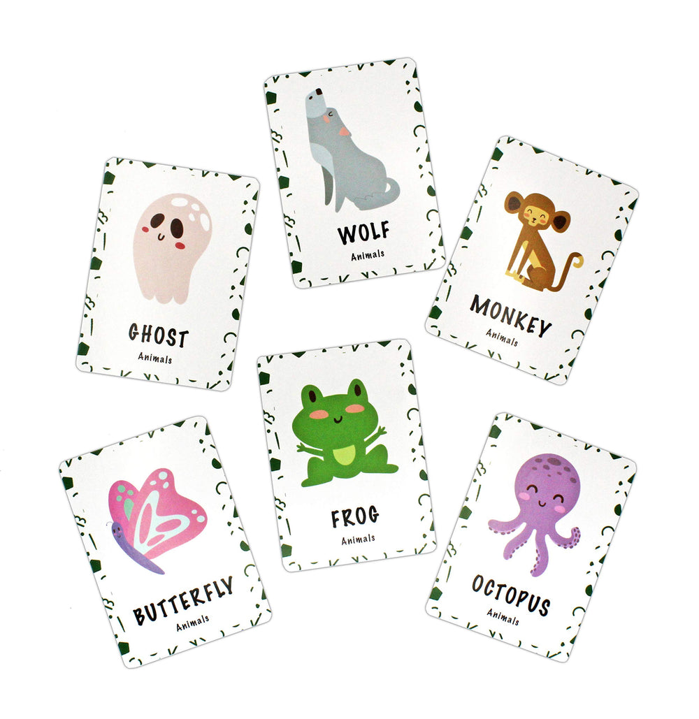 Gatwick Games It's in The Bag Jr animals category card display sparks curiosity and word recall.
