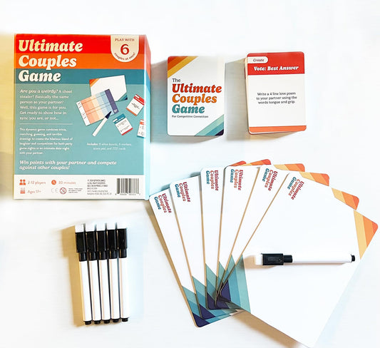 Gatwick Games Ultimate Couples Game trivia cards for lively conversation