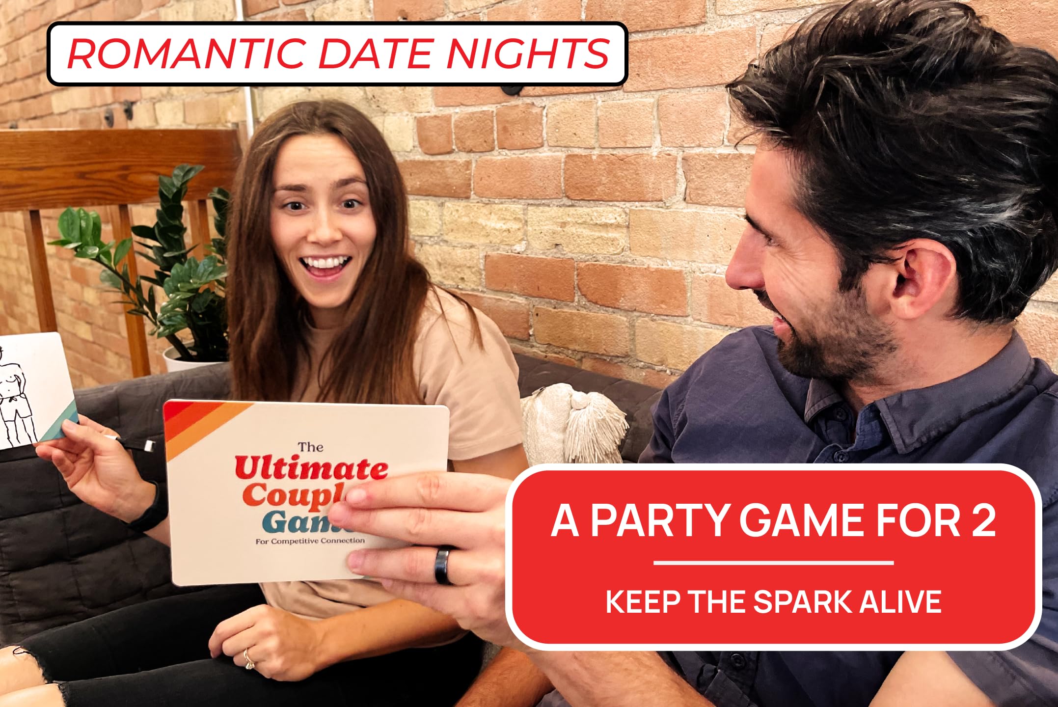 Gatwick Games Ultimate Couples Game whiteboard and marker for shared answers