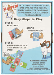 Lively table moments with Yeti Slap enhance family game nights.