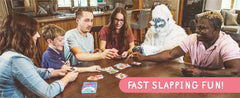 Family-friendly Yeti Slap session showcasing fast action and easy setup.