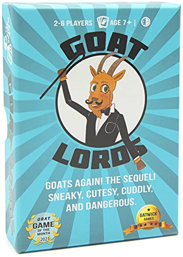 Gatwick Games Goat Lords card setup with cards ready for action and quick play.