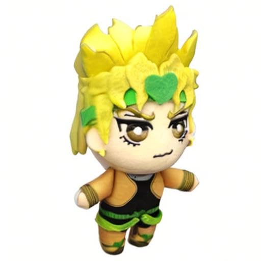 GAUDie Kakyoin Noriaki Jotaro Brando plush fabric detail, durable stitching for long lasting display and play.