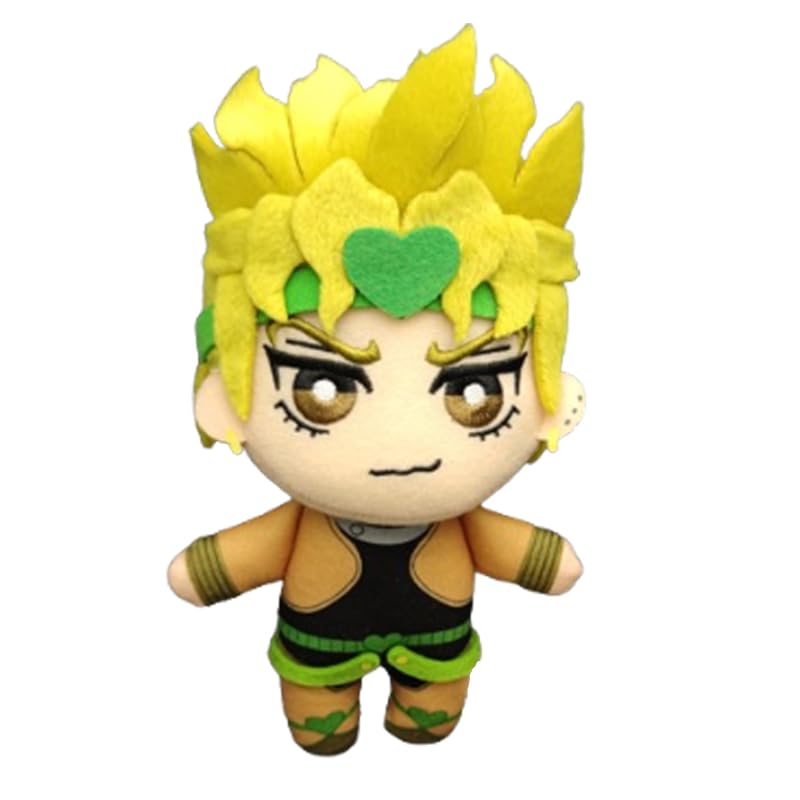GAUDie Kakyoin Noriaki Jotaro Brando plush front view, soft fabric ideal for cuddling and display.