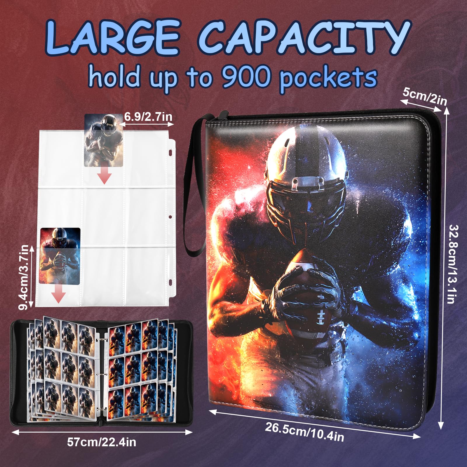 Gbchais 50 double-sided sleeves demonstrate high-capacity protection for trading cards