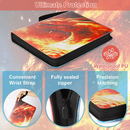Gbchais binder spine with 3-ring design for easy sleeve access