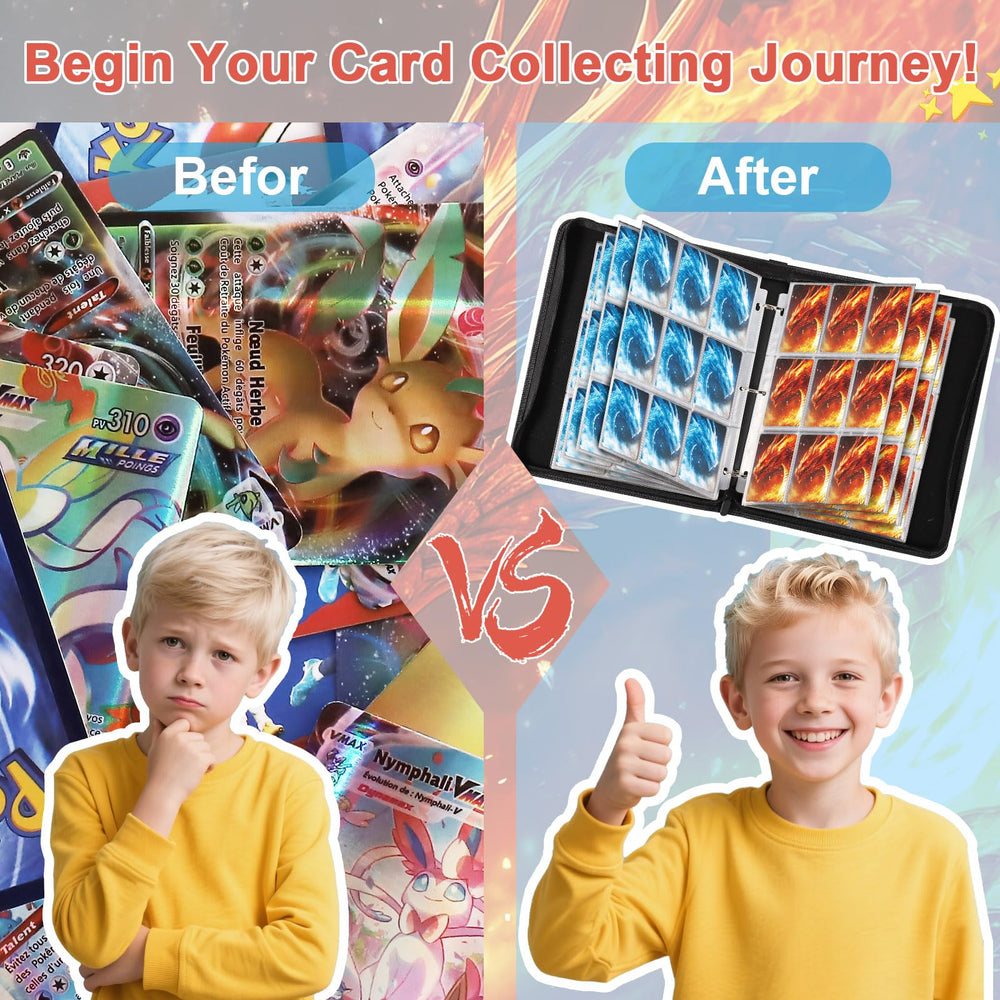 Gbchais 50 removable sleeves help keep collections organized and accessible