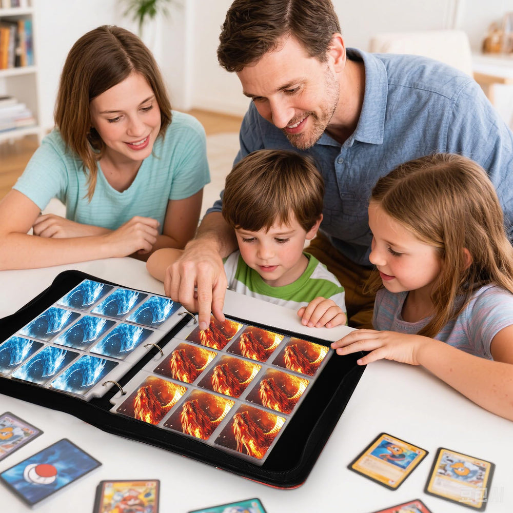 Gbchais dragon binder with wrist strap offers portable storage at events