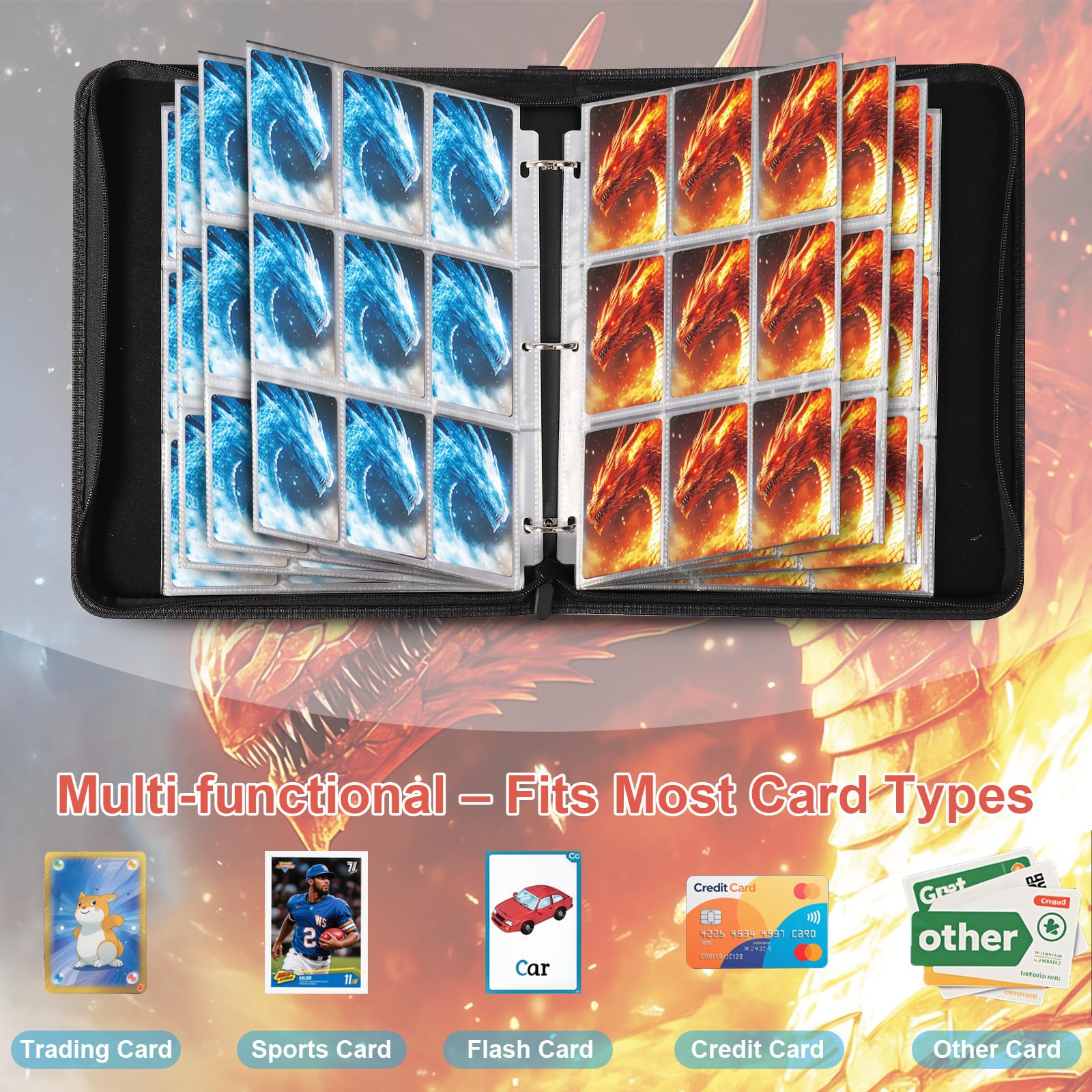 Gbchais internal sleeves are acid-free and clear, protecting cards while staying visible
