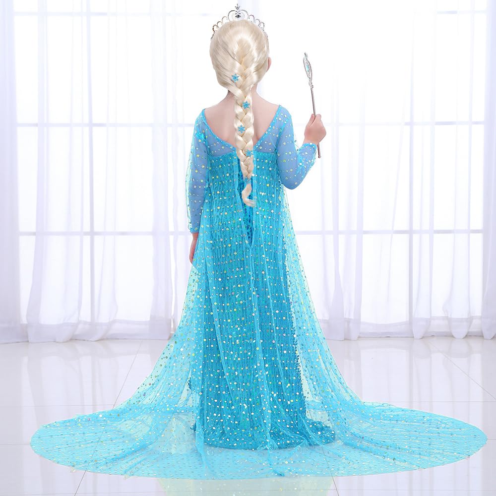 G.C princess wig long hairstyle completes the costume look