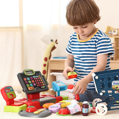 GC Kids built-in scale to weigh items during shopping pretend play