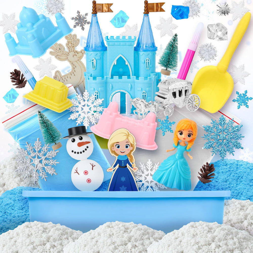 G.C Sensory Bin crystals enhance sparkle and creative layouts.