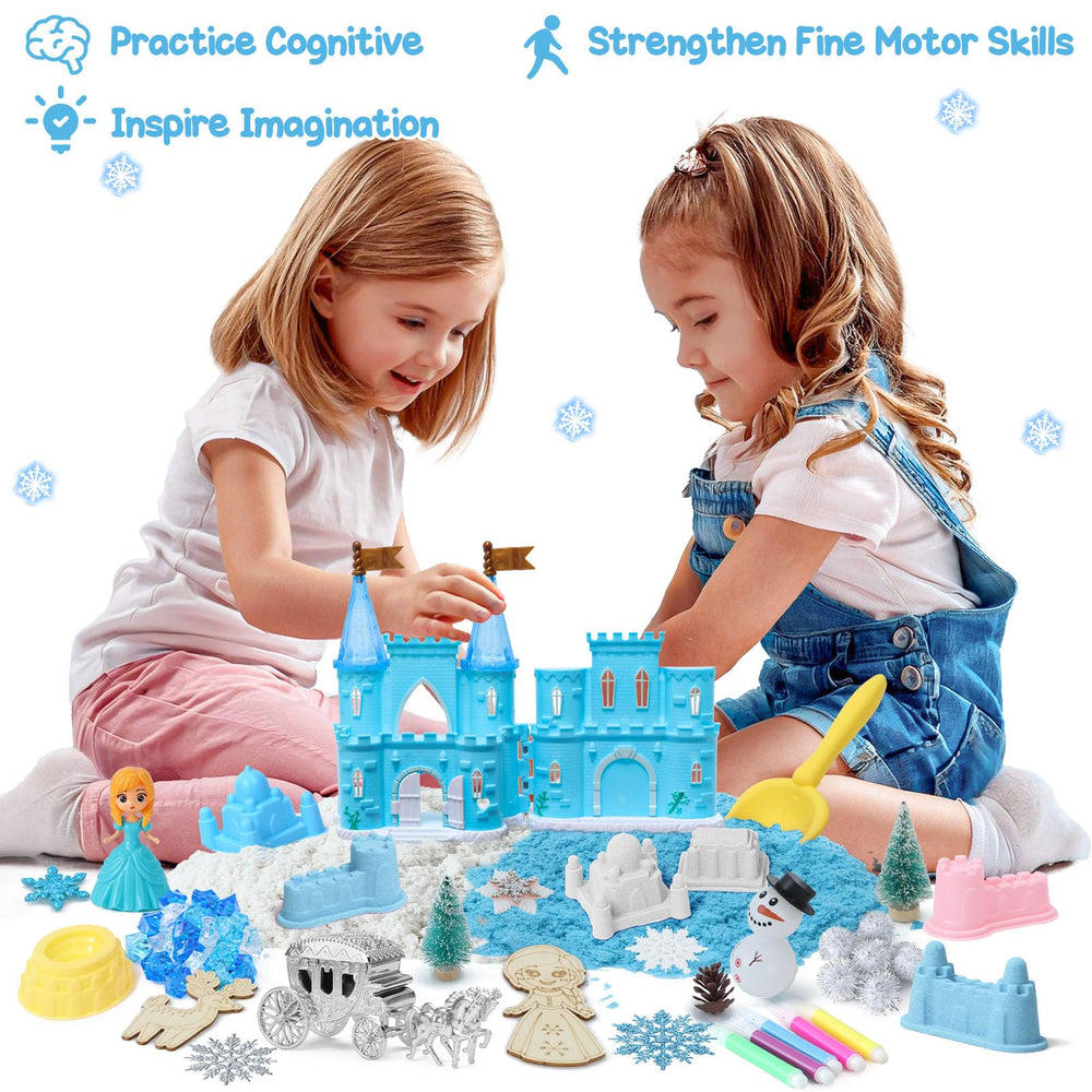 G.C Sensory Bin snowman invites cozy winter-themed sensory exploration.