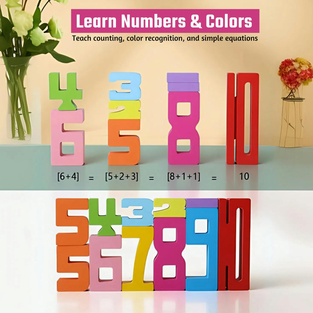 Gdaytao stacking-tower play blocks boost fine motor skills and patterning.