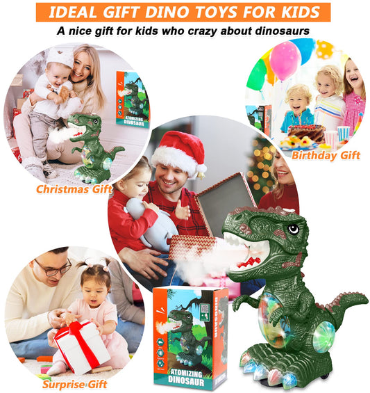GDBAQAN dinosaur toy with detachable tail for simple setup and play