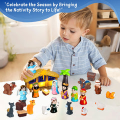 GDGZT nativity set Mary and Joseph figures for gentle Christmas scenes