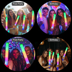 GDHZWTMY glow sticks come with pre-installed, replaceable batteries.