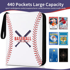GEAGMAGC binder with 55 sleeves supports organized, double-sided storage