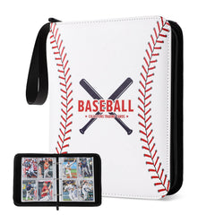 GEAGMAGC baseball card binder cover with durable PU leather for long-lasting use