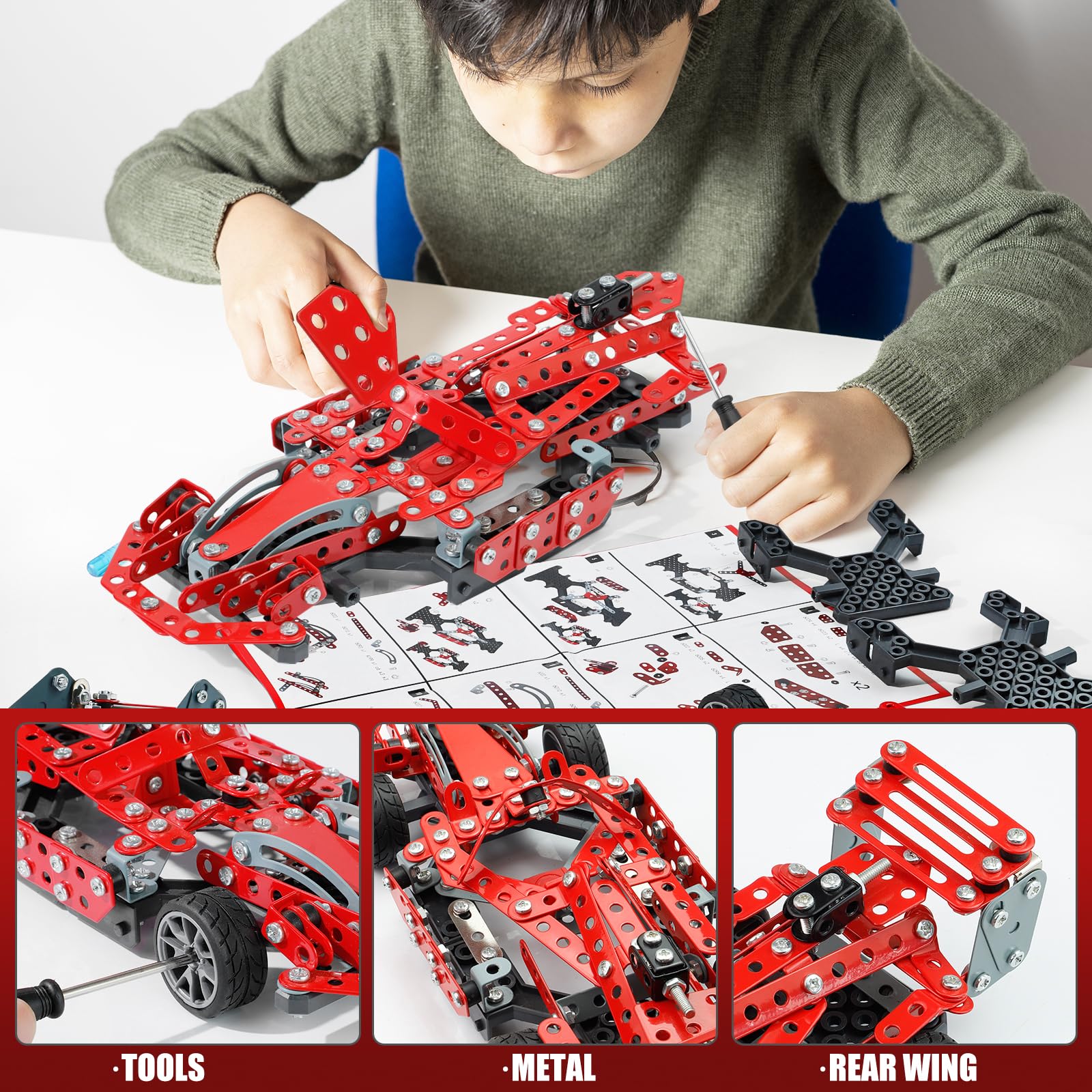 Geangvn modular plastic chassis showing sturdy construction for STEM projects