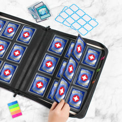 GEAoffice 3x4 rigid toploader fit enables organized card storage