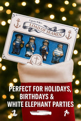 Gears Out Captain Willy close-up figurine—expressive details for a comedic centerpiece.