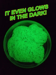 Gears Out Dill Dough Stress Putty in a desk drawer for portable relief