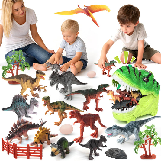 GearVibe 4-6 inch dinosaur figures with lifelike details for imaginative play