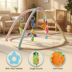 Gebra wind chime rattle dinosaur toy providing calming sounds during playtime